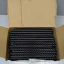 Maitys 300 Pcs Plastic Binding Combs Bulk 19 Ring Comb Spines Letter Size Spiral Binding for Notebook Calendar Picture(1/2 Inch,Black)