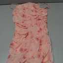 Womens 2026 Summer Floral Spaghetti Strap Bodycon Dresses Ruched Mesh Sexy Cocktail Party Long Dresses S