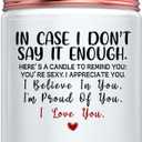 Gifts for Her Girlfriend Anniversary I Love You Gifts for Him Birthday Mothers Father's Day Christmas Valentine's Day Gift for Wife from Husband Boyfriend Romantic Engagement Candle