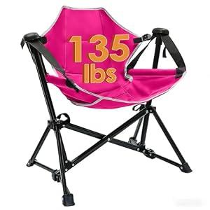 Kids Hammock Chair, Kids Camping Chair, Folding Chair, Pink