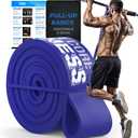 Pull Up Assistance Resistance Bands - Long Loop Power Bands for Men and Women - Strength Power Flexibility Training at Home & Gym - Ebooks & Workout Chart Included by Iron Core Fitness (#9 Blue)