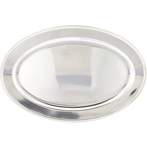 Winco OPL-18 Stainless Steel Oval Platter, 18-Inch by 11.5-Inch