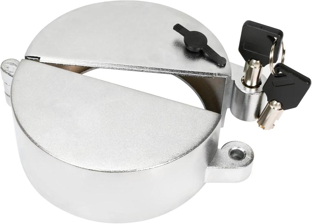 Upgrade Semi Truck Locking Fuel Cap Cover, Anti Theft, Compatible with Freightliner, Sterling and Western Star Class 8 Trucks