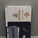 MAONAME Dark Green Decorative Tray, Serving Tray with Handles, Plastic Trays for Coffee Table, Rectangular Trays for Living Room, Bedroom, 15.8" X 10.2" X 1.4"