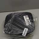 KGMCARE Portable Nail Polish Organizer Bag with UV Light Case - Holds 30 Bottles and 1 UV Nail Lamp, Double-Layers Nail Dryer Case for Gel Nail Polish Kit, Nail Art DecorationsCheckered Black