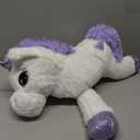 Big Unicorn Stuffed Animal Giant Stuffed Unicorn Plush, Soft Cute Pillow for Girls Kids, Christmas Birthday Gift, White 24"