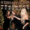 Martini Bow Birthday Party Decorations, A Tini Bit Older Banner Balloons Decorations for Girls Women Martini Bar Birthday Bachelorette Bridal Shower Party Supplies