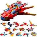 RiceBlock 14 in 1 Space Wars Building Toys for Boys, Space Exploration Shuttle Model Building Kits, STEM Engineering Gift for Kids