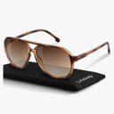 livho Trendy Polarized Aviator Sunglasses Women Men, Retro Sun Glasses for Women Men 2025, Oversized UV Protection Shades