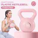 KHTO Kettlebells Fitness Exercise-Pink Strength Training Kettlebell Sets,Dumbbell Weights for Home Gym Equipment