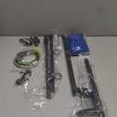 Foldable Dog Grooming Arm with Clamp: Adjustable Height 26"-40", Dog Grooming Table Arm with Hammock and No-Sit Holder, Grooming Restraint for  Dogs at Home or Salon