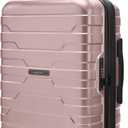 BAGSMART Carry-On Luggage 20" Expandable Spinner 22x14x9,Rose Gold