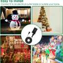 Feekoon 29V 6W Class 2 LED Christmas Tree Replacement Plug, 9.8ft Power Cord Extension Supply for Christmas Tree Light and Inflatable, Replacement Yard Inflatable Adapter