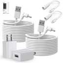 JMDDS 2-Pack Power Adapter Charger Cable Compatible with Ring Stick Up Cam Battery/Plug-in 3rd Gen/2nd Gen & Ring Pan Tilt Stick Up Camera, Indoor/Outdoor Weatherproof Power Cord (4m/13.2ft)