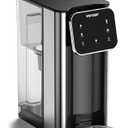 Vortopt Countertop Water Dispenser,4L Large Tank,4 Temperature Modes (Normal Temperature，45℃，85℃，95℃), 3S Fast Heating, Carbon Filter,Safety Lock & Water Shortage Alert,UR05，Black