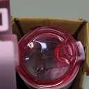 Simple Modern Mesa Loop Water Bottle with Covered Straw and Handle | 30oz Cup Holder Friendly Insulated Stainless Steel Bottles for Travel, Sports and School | Pink Champagne