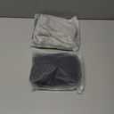 2-Pack Stuffable Travel Neck Pillow, Velvet Travel Pillow for Extra Luggage, Stuffable Pillow with Adjustable Neck Size, Travel Essentials,Packable Airplane Travel Pillow, No Filler