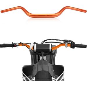 Dirt Bike Handlebars Motorcycle Handle bars 1 1/8" 28mm 120mm Rise CNC Universal For Dirt Pit Bike ATV ADV Supermoto Enduro Motocross Motorcycle Off Road Orange