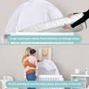 Crib Tent to Keep Baby from Climbing Out Breathable Pop-Up Crib Net to Keep Baby in, Anti-Climb Safety Cover with Auto-Lock Zipper, Easy Install Fits Standard Cribs