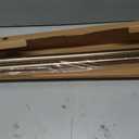 Ivilon Drapery Window Curtain Rod - End Cap Style Design 1 Inch Pole. 72 to 144 Inch Color Warm Gold