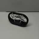 GE Modern Loop Rabbit Ears Indoor TV Antenna, 15 inch Extendable Dipoles, 4K 1080P VHF UHF, Tabletop Antenna, Digital HDTV Antenna, Smart TV Compatible, 4ft Coaxial Cable, Black, 33675