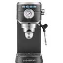 CASABREWS CM5418 Espresso Machine 20 Bar, Stainless Steel Espresso Maker with Milk Frother, Compact Cappuccino Machine for Home, Espresso Coffee Machine, Gift for Her, Gift for Family, Black