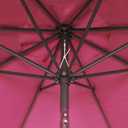 Blissun 9' Outdoor Patio Umbrella, Outdoor Table Umbrella, Yard Umbrella, Market Umbrella with 8 Sturdy Ribs, Push Button Tilt and Crank