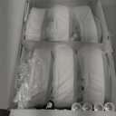 Smoke Alarm Fire Detector,Battery Operated Photoelectric Smoke Detector with Test Button and Low Battery Warning, Fire Alarms Smoke Detectors for Home, 6 Pack