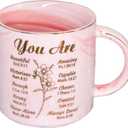 Christian Gifts for Women - Inspirational Spiritual Catholic Faith Gifts for Women Friends Coworkers - Birthday Christmas Gift for Sister Mom Grandma, You Are Amazing Coffee Mug 11.5oz