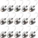 TIHOOD 15PCS Tea Strainer Stainless Steel Mesh Tea Ball Infuser Premium Tea Filter Tea Interval Diffuser with Extended Chain Hook for Loose Leaf Tea and Spices & Seasonings (Silver)