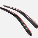 External Vent Deflectors Rain Guards for 2001-2005 Honda Civic Coupe-Window Visors Rain Sun Guard,2PCS-Smoke&Tinted
