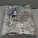 3x5 Area Rug Washable Entryway Rug Non Slip Abstract High-Stain Resistance No Pile Lightweight Throw Rugs Carpet for Kitchen, Entrance, Foyer, Bedside, Mudroom- Deep Brown