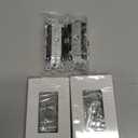 BESTTEN 2 Pack Double Rocker Light Switch, Two Single Pole Electrical Paddle Switch, 15A 120V, Dual in-Wall, Combination Interrupter, Screwless Wallplate Included, UL Listed, White