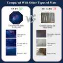 Office & Gaming Chair Mat for Hardwood Floor - 39 Inch, Anti-Slip, Scratch Resistant Octagon Carpeted Mat