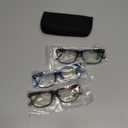 VIDEBLA 3 Pack Progressive Multifocus Reading Glasses Blue Light Blocking for Women Men Multifocal Readers with Spring Hinge (3 Mix Color-1, 2.00, multiplier_x)