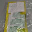 Bates Duplex Wall Outlet Covers - 10 Pack, White Wall Plates