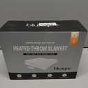 Heated Blanket Queen Blanket - Fast Heating Electric Blanket, Soft Flannel Heated Queen with 4 Time Settings,10 Heating Settings, Warm Gifts for Women & Mom & Grandma(84"x90"Cow Print Blue) (06 - Blue Ombre-white)