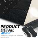 carleef 2PCS Upgrade Headrest Covers for Cars with Storage Pocket,Anti-Stain Leather Car Headrest Cover as Back Seat Organizer for Protection & Decoration,All Season Head Rest Cover for Car