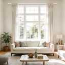 2 Pack White Curtain Rods 36 to 88 Inches, 5/8 inch Iron, Painted Finish, Wall Mounted, Size: 36''-88''