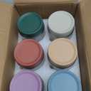 Artcochan Overnight Oats Containers with Lids 16 oz Glass Jars 6 Pack Glass Mason Jars with Airtight Lids, Perfect for Oats, Yogurt, Chia Pudding, Snack