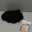Treasure Gurus Curly Fake Black Chest Body Hair Wig Funny 70s Disco Dress Up Halloween Costume Cosplay Accessory (OneSize)