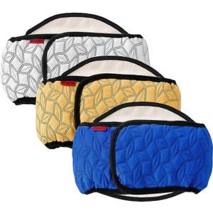 Mkono Male Dog Belly Band Wraps Washable Dog Diapers Male for Dogs (3 Pack), Waist 18.9 Inches to 23.6 Inches