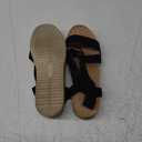 DREAM PAIRS Women's Comfortable Low Wedge Sandals, Open Toe Slip On Strappy Flat Sandals Light-weight Summer Shoes Size 9