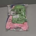 4 Pack Women's Half Sleeve Shirts V Neck Tops Elbow Length Loose Fit Straight Hem T Shirts Casual Summer Tees Size M