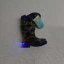 Western Chief Kids Light-Up Waterproof Rain Boot, Drag Race, 5 US Unisex Toddler