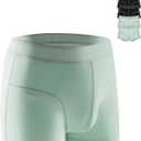 Carer 5 Pack Boys Incontinence Underwear, Washable Cotton Bedwetting Briefs for Kids & Teens, Reusable Absorbent Training Pants with Front Pad (60ml, Age 4-12)