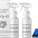 cuoct 2Pcs R & W Multi Purpose Cleaner, Multi Purpose Cleaner,All-purpose Rinse-free Cleaning Spray,Multipurpose Bathroom Foam Cleaner