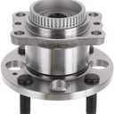 SCITOO Wheel Hub Wheel Bearing Assembly Rear 512483 fit for Hyundai ACCENT 2012-2017 for Kia RIO 2012-2017 4 Lugs Wheel Hub Bearing Assemblies W/ABS 1pc