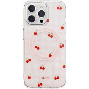 Magnetic Case for iPhone 14 Pro, Compatible with Magsafe, Cute Cherry Aesthetic Phone Case Protective Cover for Women Girls