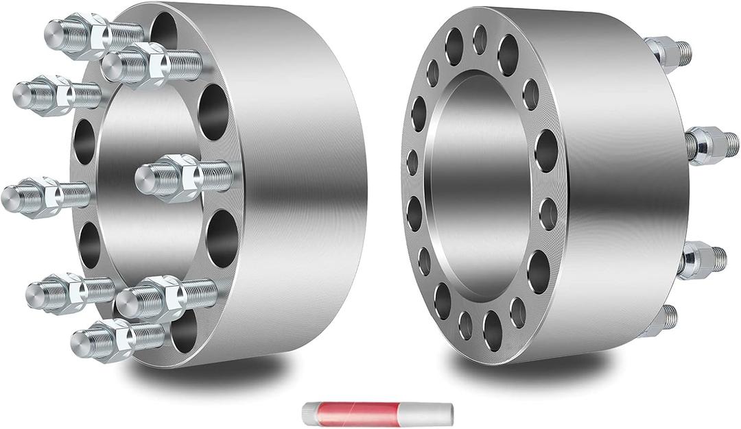 ECCPP 2PCS 3 inch 8 Lug Wheel Spacers 8x6.5 to 8x6.5 8x165.1mm to 8x165.1mm fits for ford F250 for ford F350 Econoline 1988-1998 | for RAM 2500 3500 DUALLY